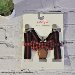 Brand New! Boy Bowtie & Suspenders Set